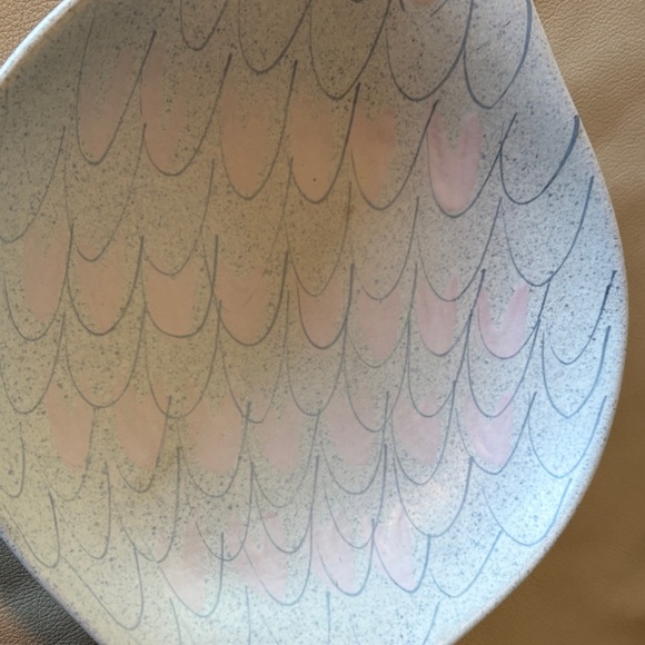 Ceramic Mid Century Modern Collectible Plate Decor MCM Fish - Picture 2 of 4